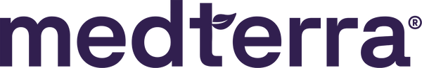 medterra logo in purple text