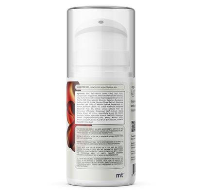 A white bottle of Medterra WM: Sport 2,000mg Cream with a pump dispenser features usage instructions, menthol, certifications, and a brown-orange molecular graphic—ideal for post-workout relief.