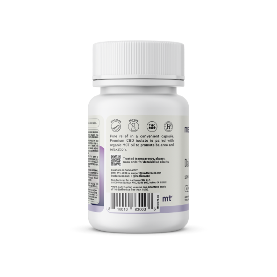 Daily Relief CBD Isolate Capsules